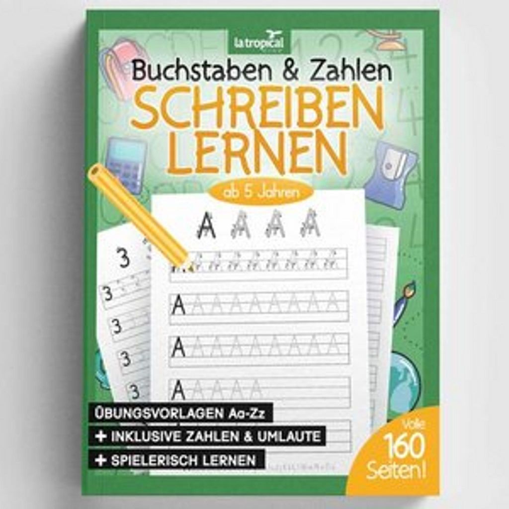Buchstaben und Zahlen schreiben ab 5 Jahren Produktbild 