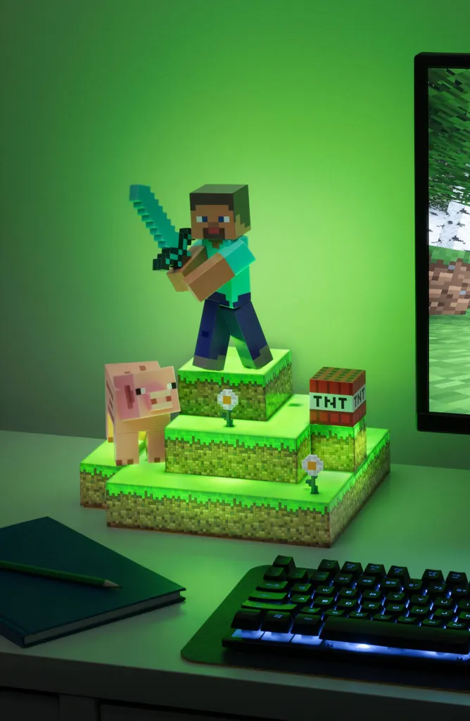 Veilleuse Minecraft Diorama Paladone Éclairage Doux pour Chambre Enfant - 8