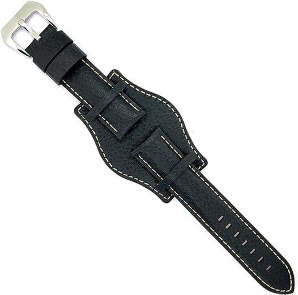 Leder Bizon-Gravurband für Fossil, 20mm, CH2592/CH2564/CH2565/CH2891/CH3051