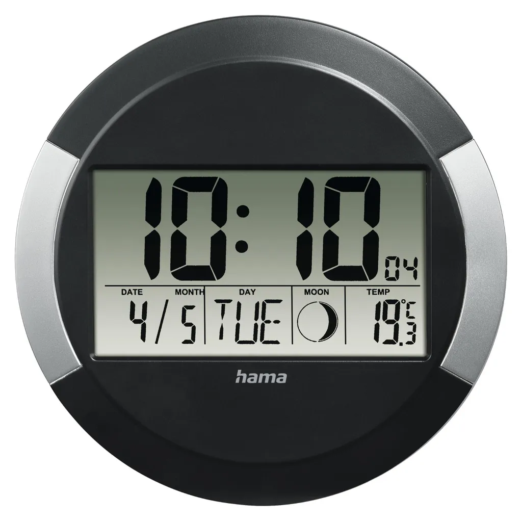 Orologio Radiocontrollato Hama Ischia 00222214 | Temperatura e Data