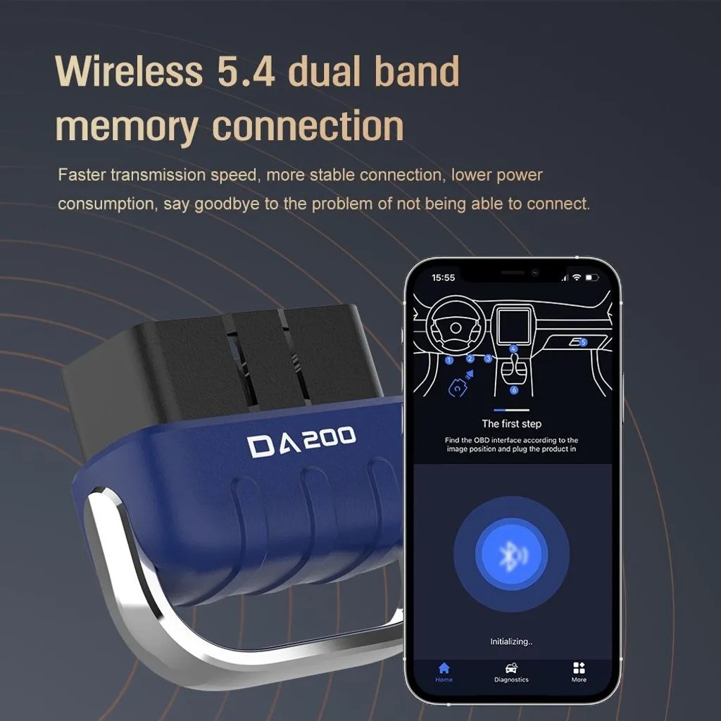 INF Outil Diagnostic Auto ABS OBD2 avec IA - Pack de 2 Lecteurs Code - 4