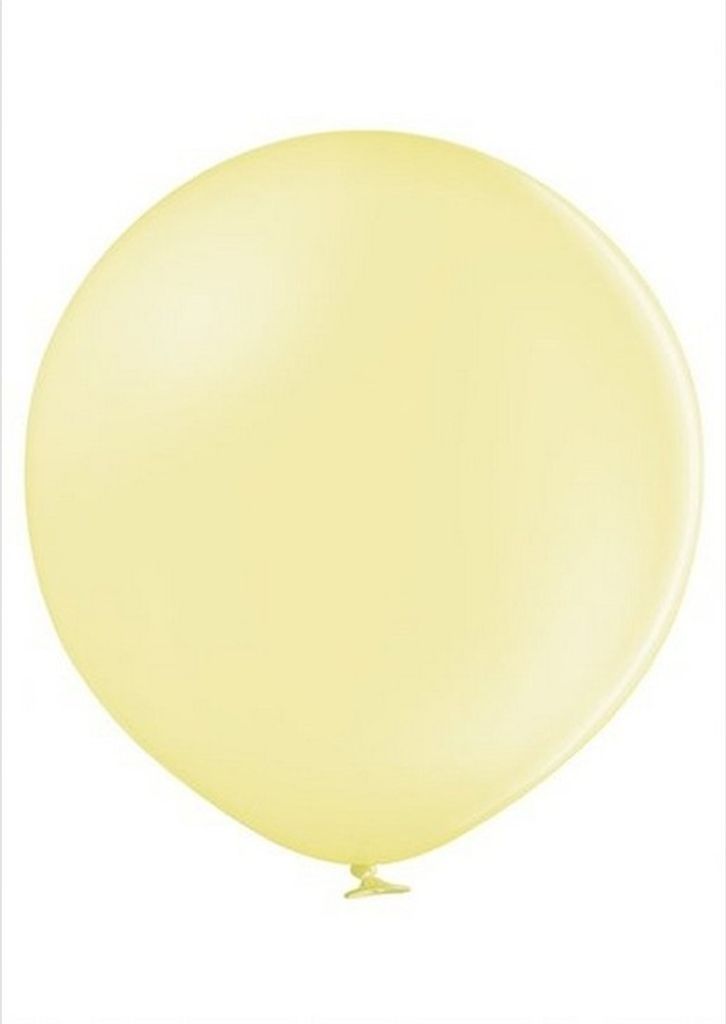 Belbal - Unifarben - Ballons - Latex, Naturkautschuk SG21346 (Einheitsgröße) (Pastellgelb)