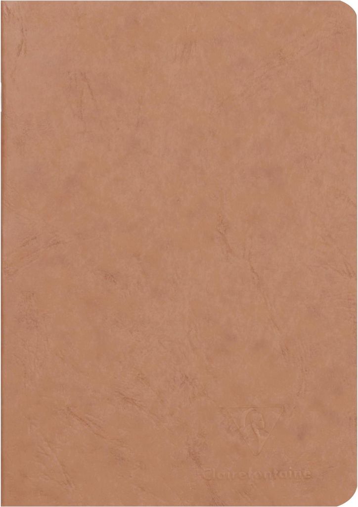 Clairefontaine Heft AgeBag A5 Leinen bl 48Bl braun