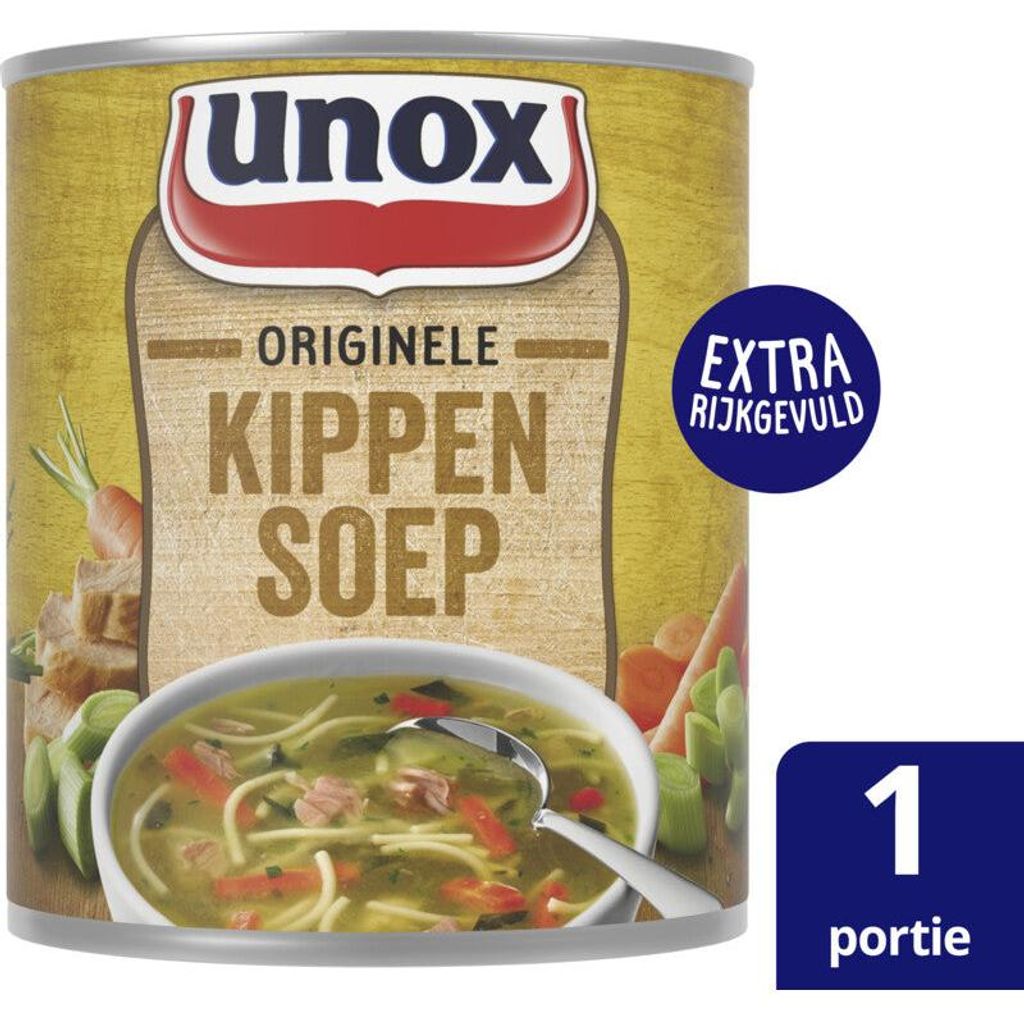 Unox Stevige Kippensoep 300 ml – Abbondante e abbondante, Immagine del prodotto 