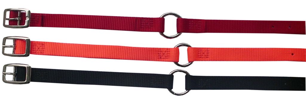 Hundehalsband Prism Select aus Nylon 2,5 cm breit Halsband für Hunde Halsband Hund in Schwarz & 27