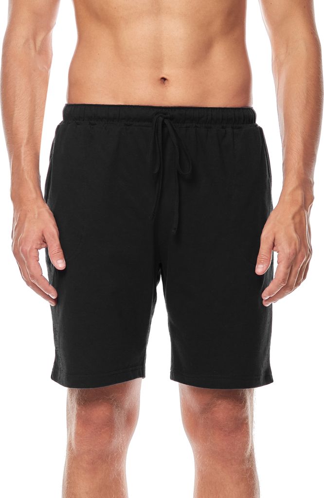 Timone Herren Schlafanzughose Kurz TI30-114 (Schwarz, XL)