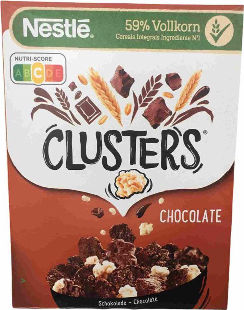 Nestle Clusters Chocolate mit Mandeln und gerösteter Getreide 330g