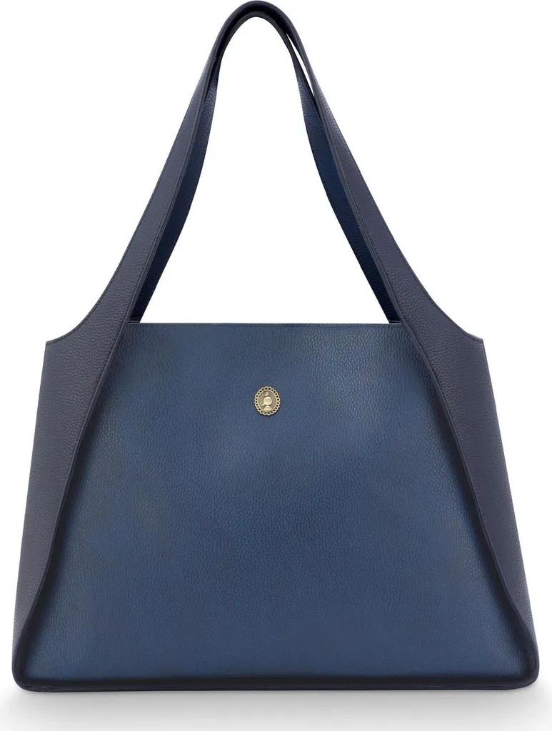 Grand sac à épaule bleu marine Pip Studio Filou idéal pour le travail