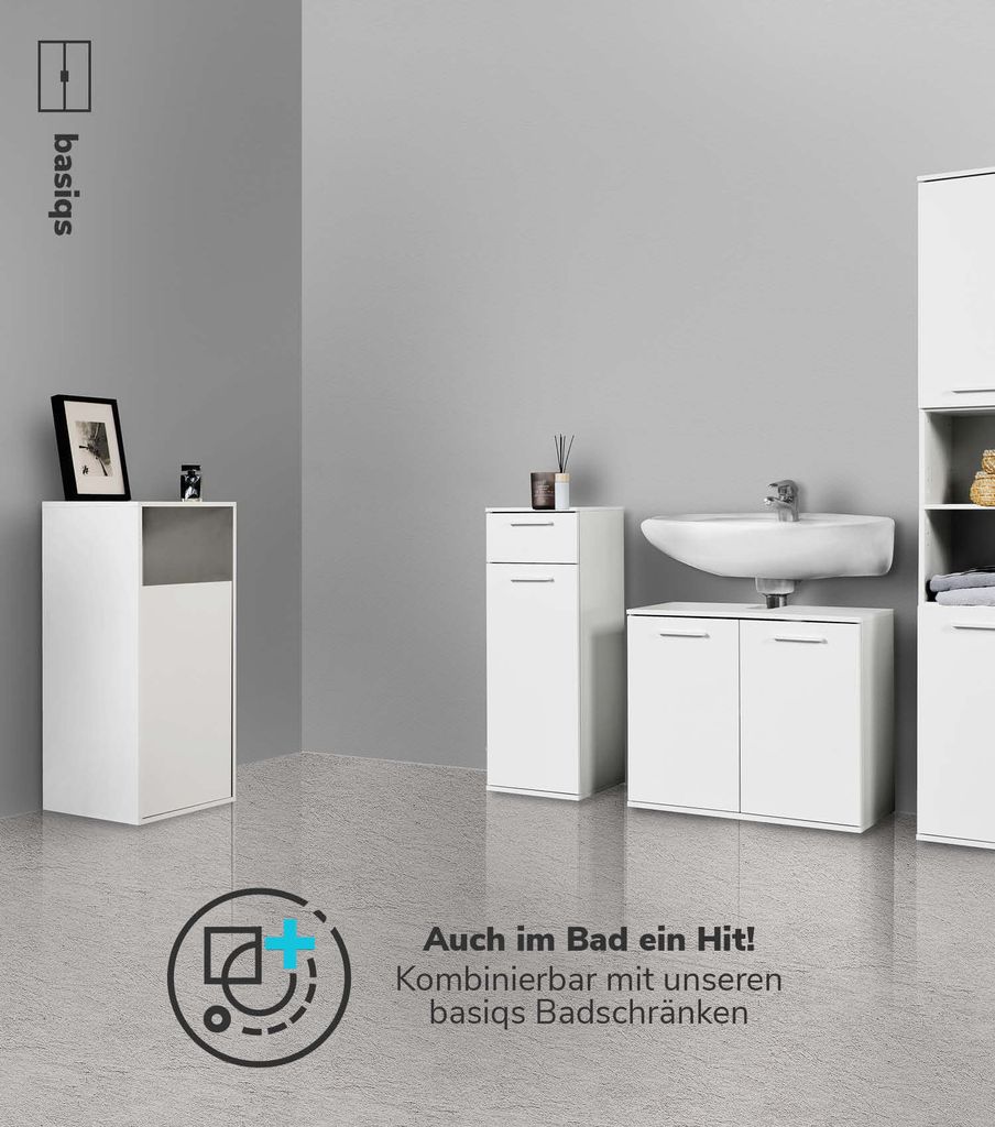 mokebo® Wäscheschrank in Weiß 'Der Wäschehüter', Produktbild 7