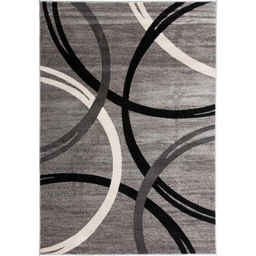 STILVORA Teppichböden Wellenmuster, aus Polyester, weich und dekorativ, Schlafzimmerteppich, Sofa-Teppich, pflegeleicht und komfortabel, 80*120cm,...