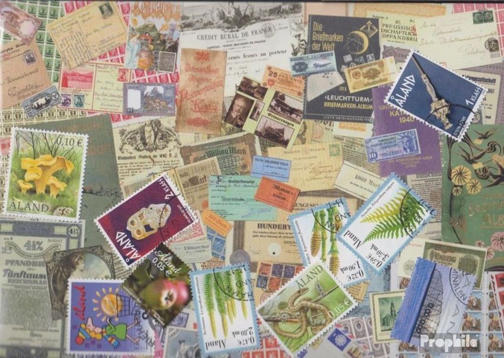Briefmarken Finnland - Aland 10 verschiedene Marken Produktbild 