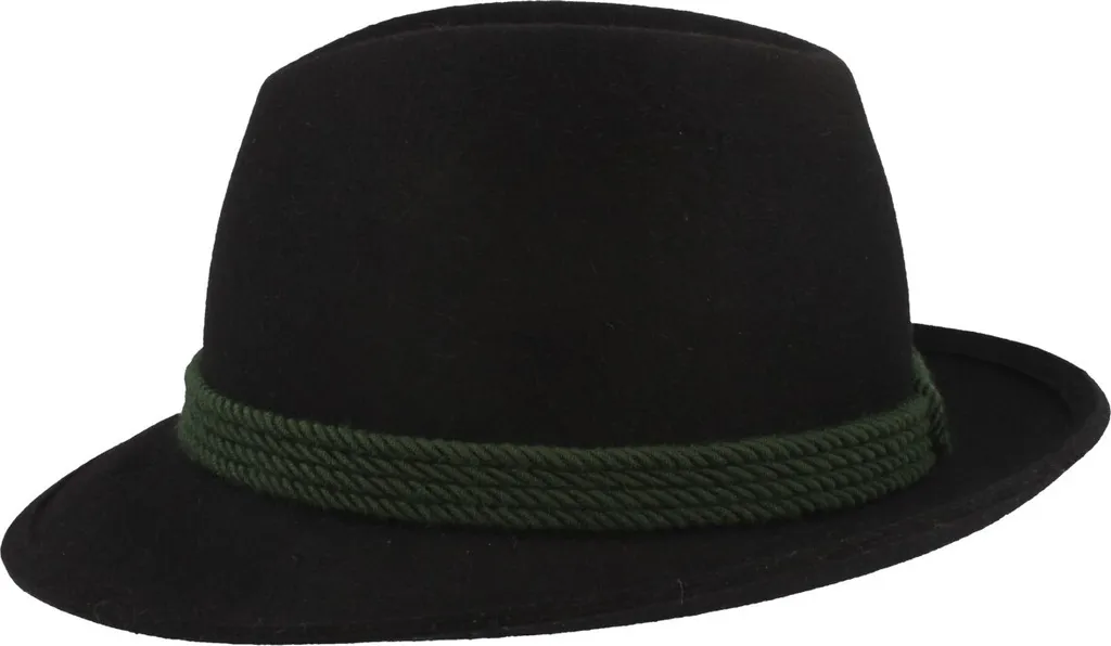 Zapf Chapeau de sport chasse Pless - Feutre de laine imperméable vert - 2