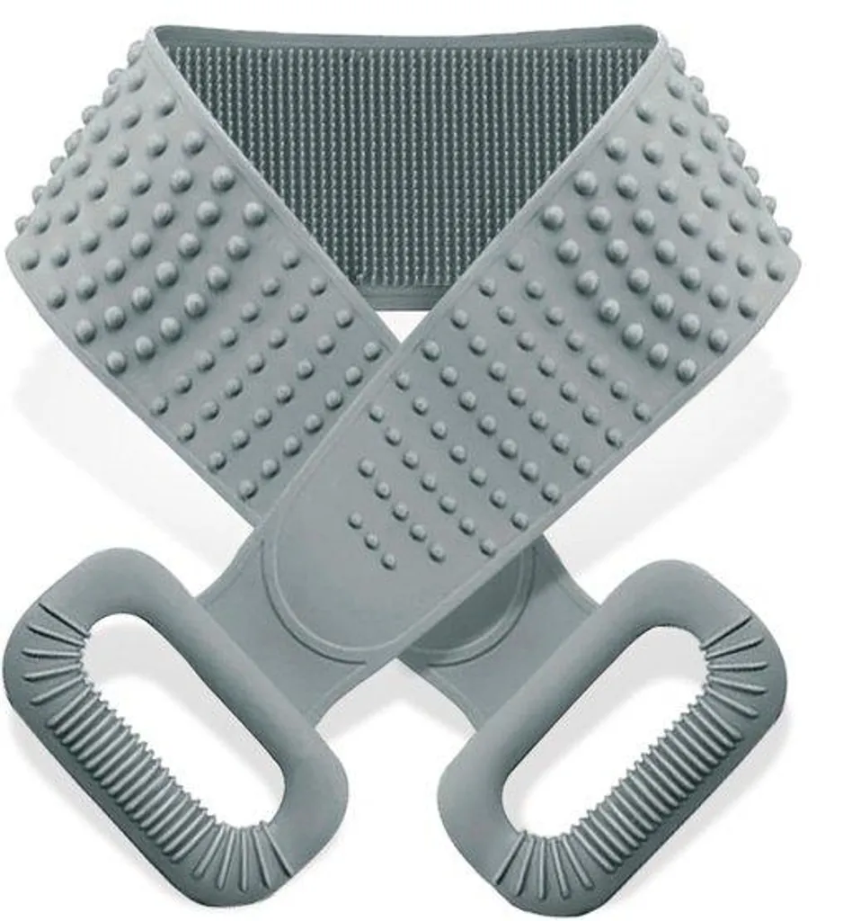 Brosse de massage en silicone exfoliante et hydratante, format XL 91 cm