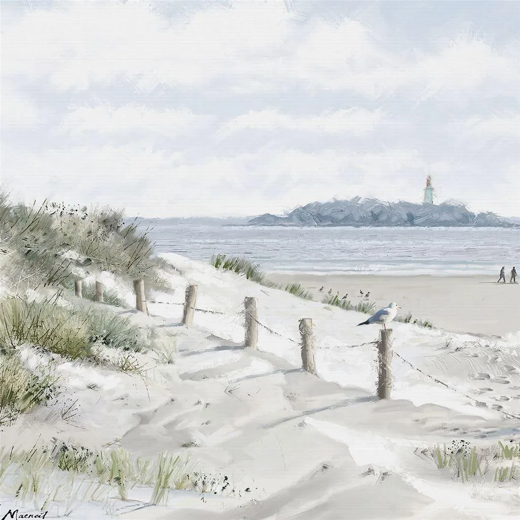 Habillez vos Murs avec le Tableau Toile White Sands II Richard Macneil