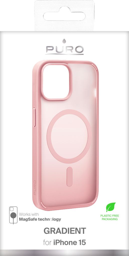 PURO PUIPC1561GRADIENTLGR Handy-Schutzhülle 15,5 cm (6.1") Cover Pink