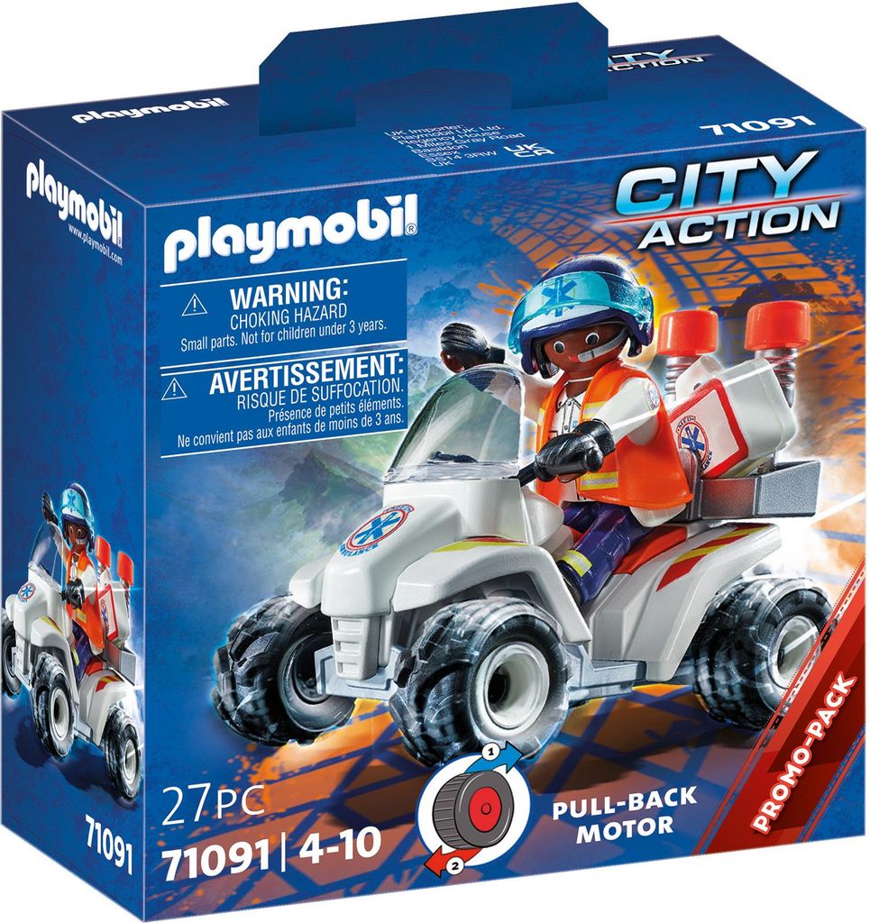 PLAYMOBIL City Action Rettungs- Speed Quad 71091