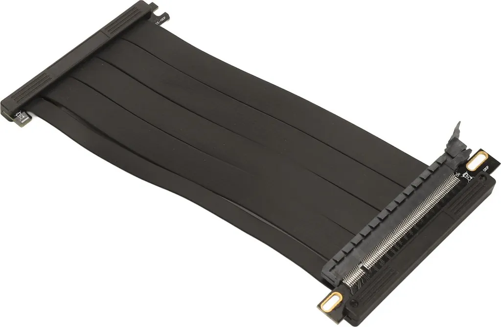Câble Riser PCIe 4.0 x16 Double Reverse Haute Vitesse pour GPU RTX 3090