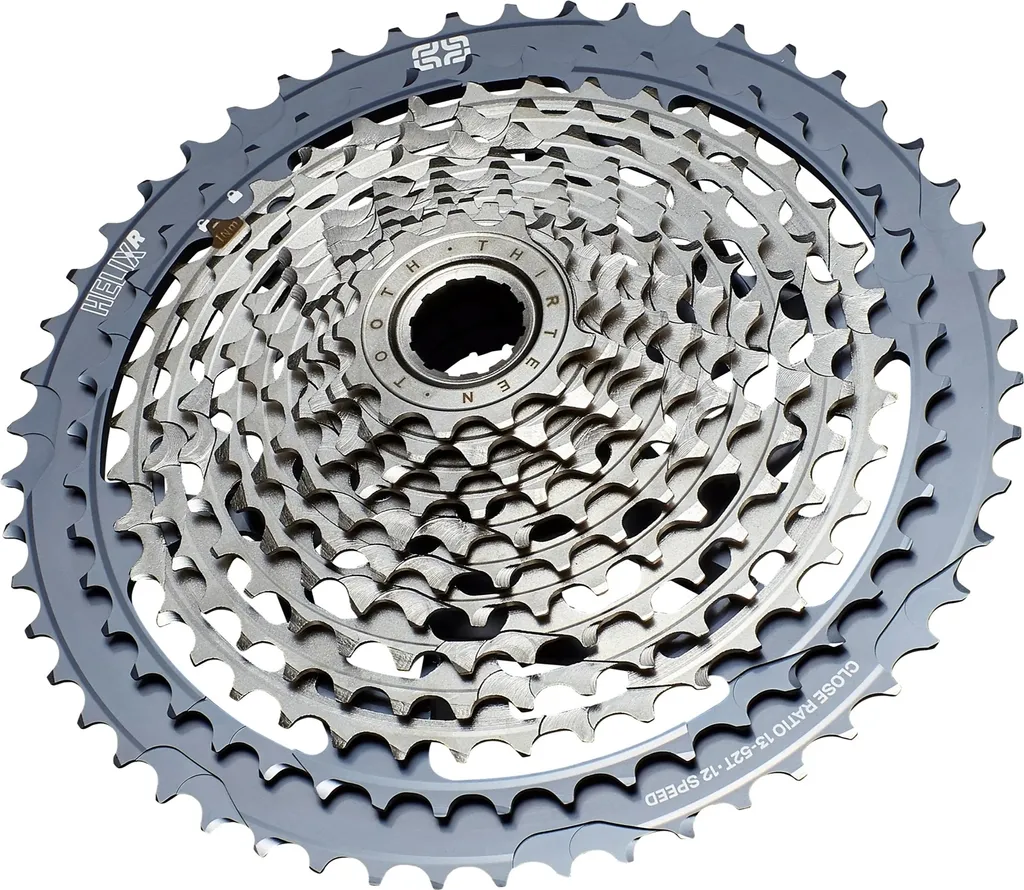 Cassette VTT 12v Helix Race e*thirteen 13-52t pour Corps de Roue Libre XD
