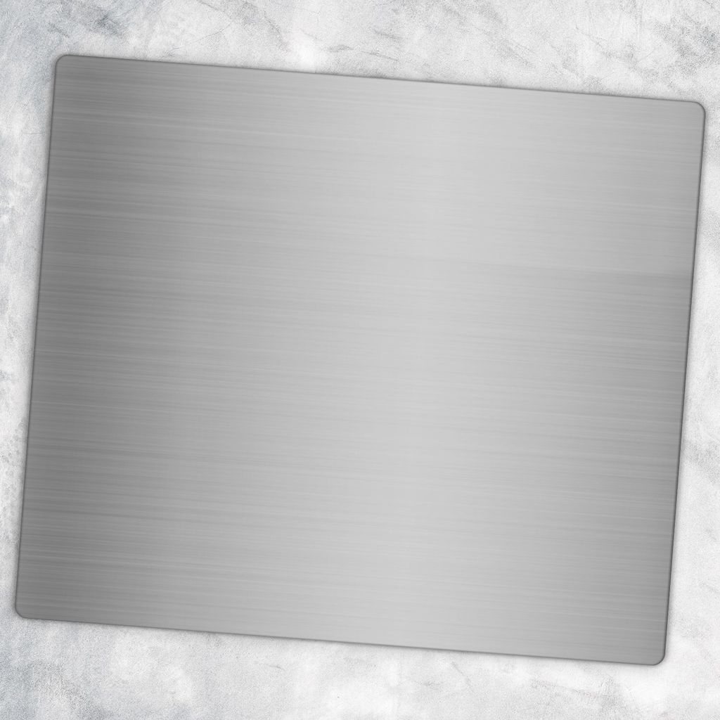 Glas-Herdabdeckplatten Glaskeramikkochfeld-Abdeckung Spritzschutz Glas 60 cm x 52 cm - Metall