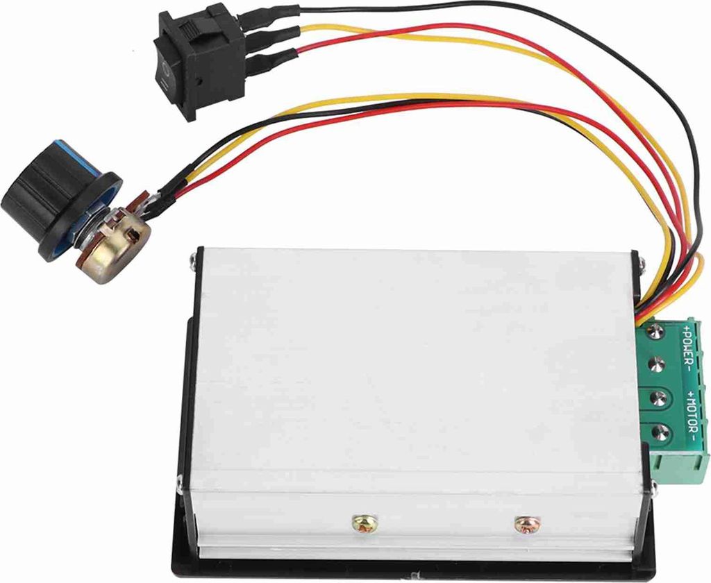 15A Gleichstrom-Drehzahlregler für Motoren (6V, 12V, 24V, 36V, 48V) mit digitaler Anzeige