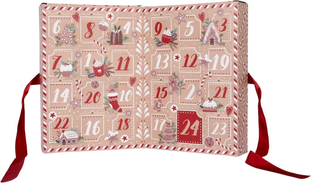 Eleganter Adventskalender mit Duftkerzen für eine festliche Weihnachtszeit