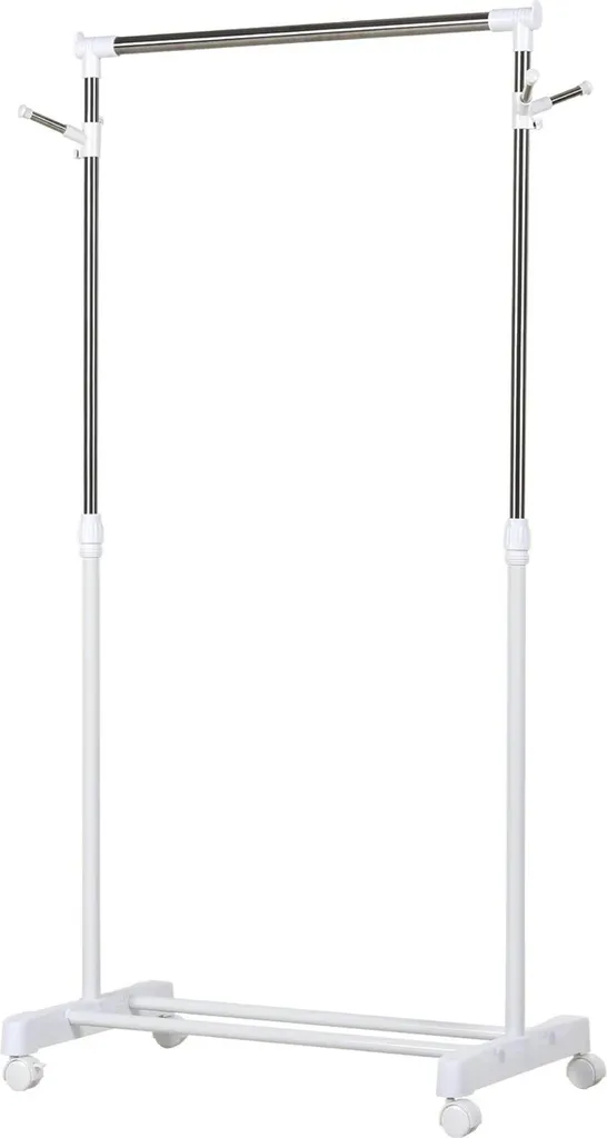 Dressing mobile anti-encombrement - Porte-manteau ajustable pour petit espace