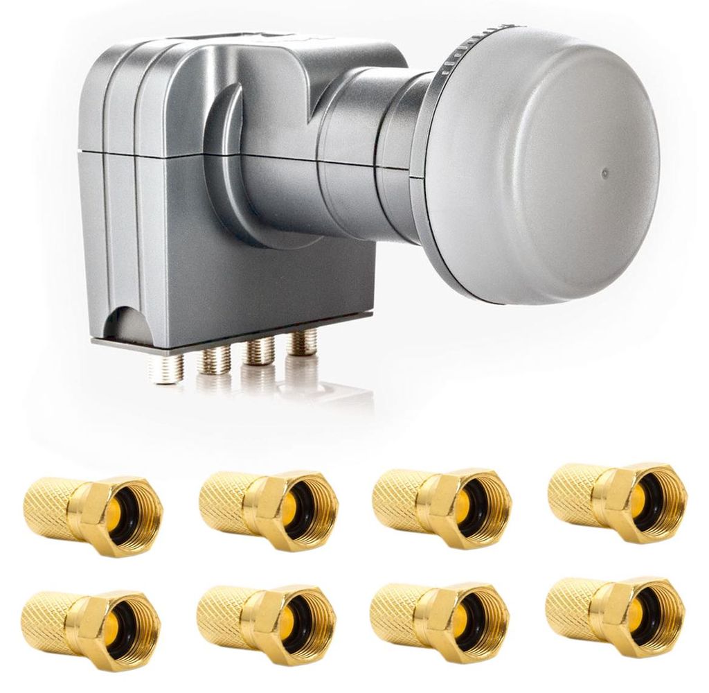 Fuba DEK 407 Quattro LNB Multischalter mit 8x F-Stecker Produktbild 