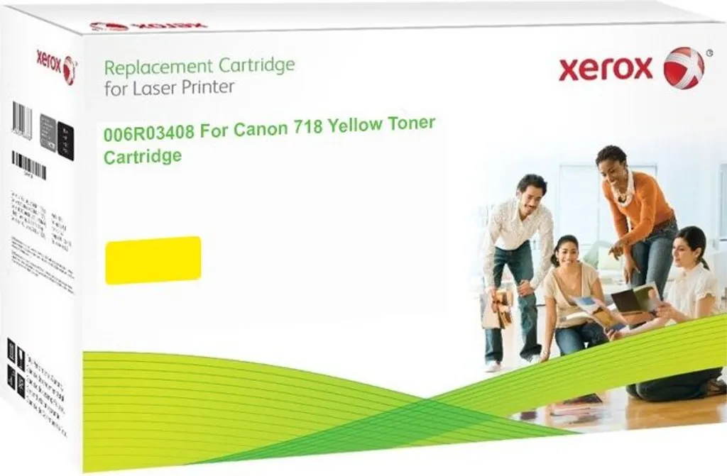 Toner jaune compatible Canon CRG718Y Xerox pour bureautique 2900p