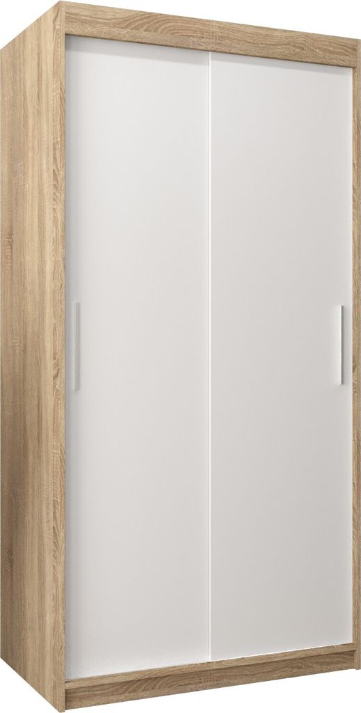 Kleiderschrank, Schiebetürenschrank Schlafzimmer, Schrank TOKYO 100 cm