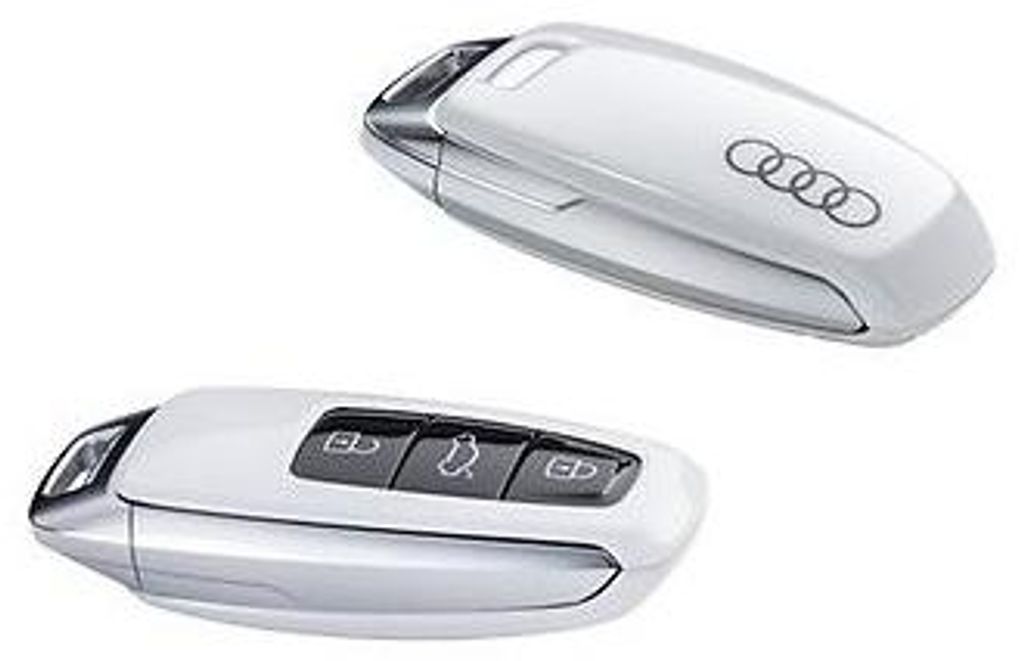 Für A3 8Y A6 C8 A7 4K A8 Q7 Q8 e-tron Original Audi Schlüssel Tasche Cover WEIß in der Farbe WEIß von Volkswagen AG