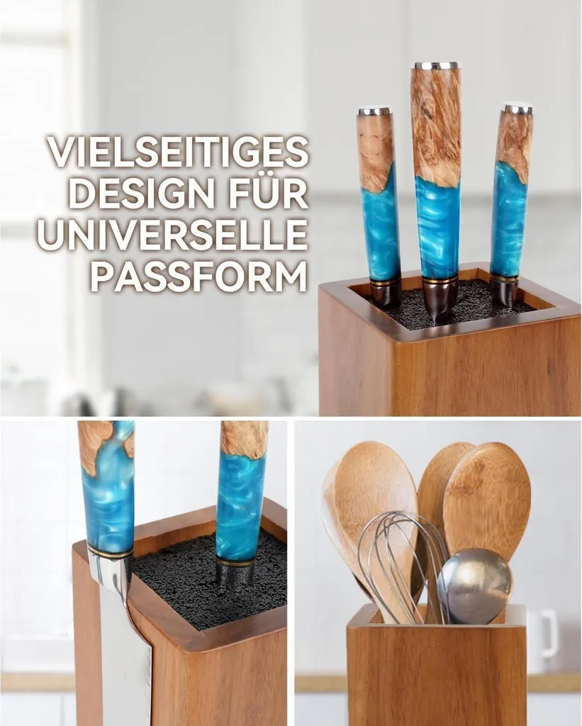 Blocco Coltelli Magnetico Universale 360° | Design Moderno Cucina - 4