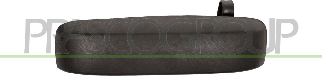 PRASCO FT1228102 Türgriff Hinten Links für FIAT PANDA (169) Schwarz