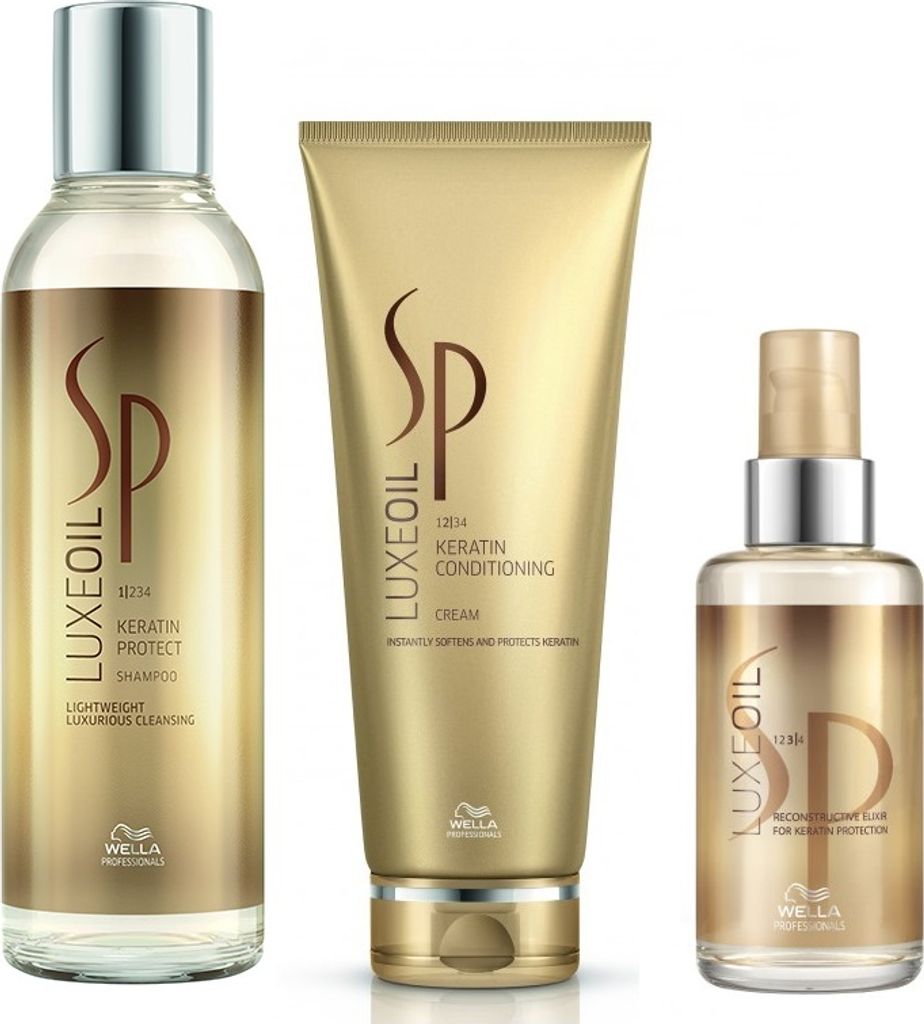 Wella SP Luxe Oil Shampoo 200ml + Conditioner 200ml + Elixir 100ml