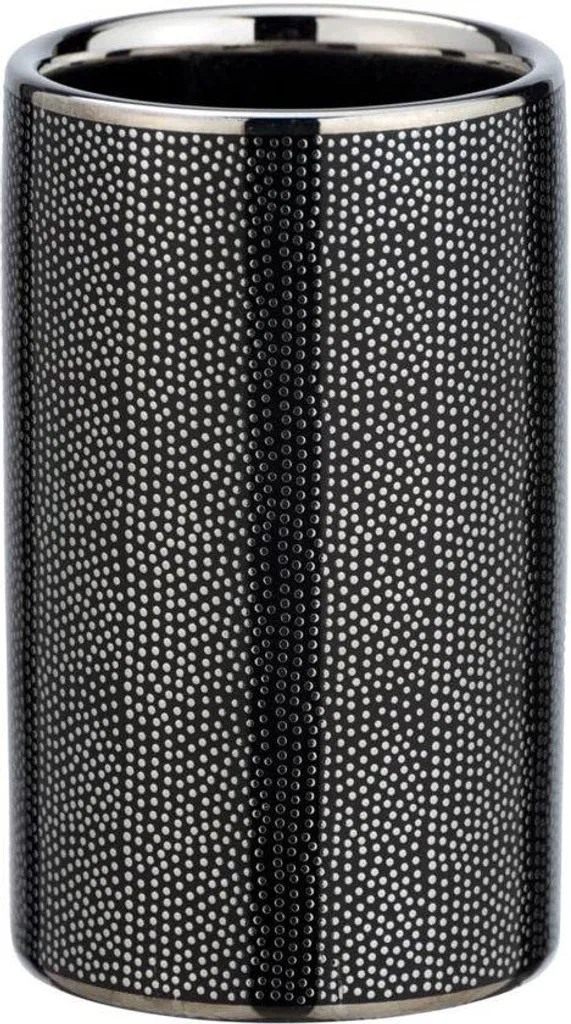 Brosse à dents Mok en métal Argent Anthracite avec poils haute densité