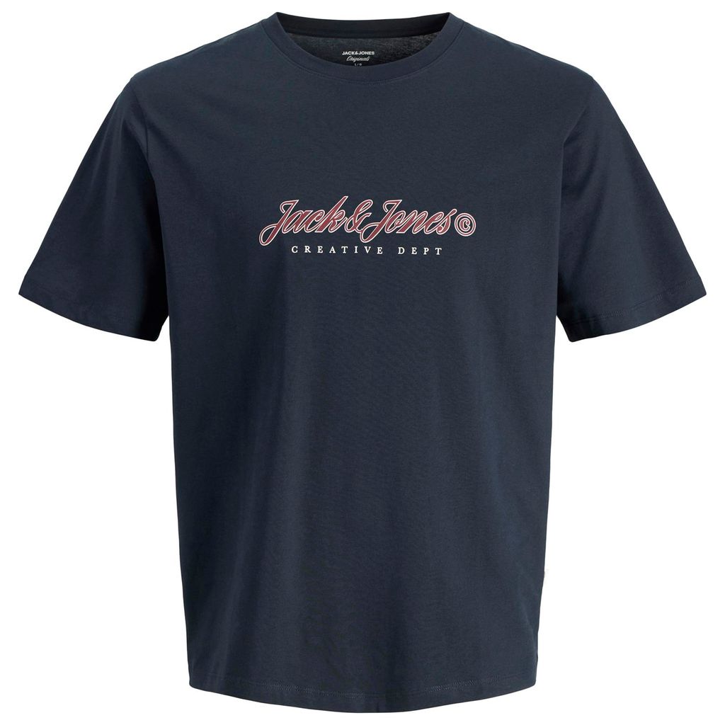 Jack&Jones Übergrößen T-Shirt navy JORMONTAUK TYPE
