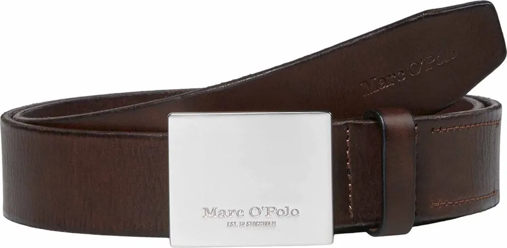 Cintura di Lusso Marc O'Polo Arru Marrone - Pelle Fine W110