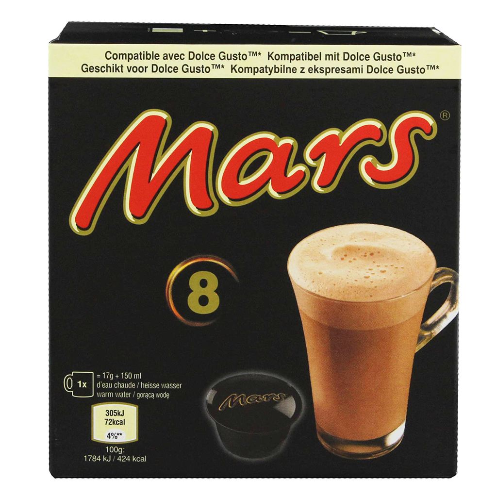 Mars Hot Chocolate Pods 8 x 17g kompatibilný s Dolce Gusto Obrázok produktu 