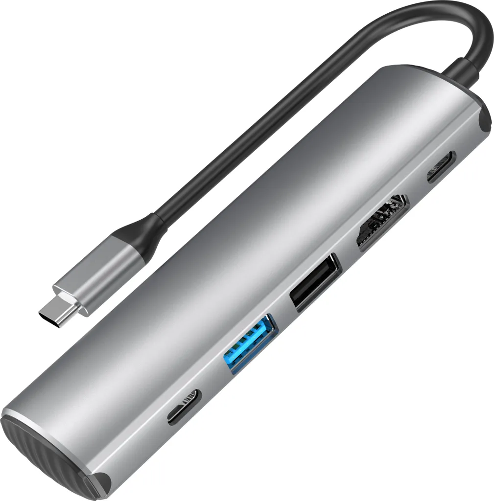 INF HUB 5 in 1 USB-C Adattatore Multiporta HDMI 4K e PD 100W Offerta