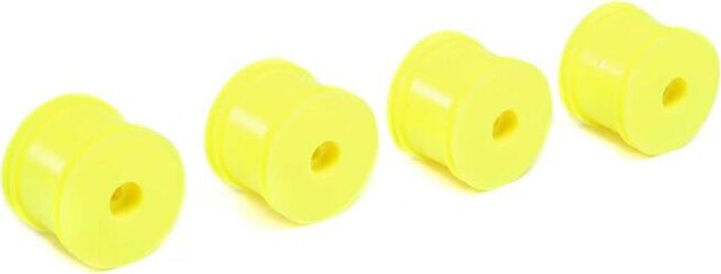 Losi FR/RR Wheel, Yellow (4): Mini-T 2.0