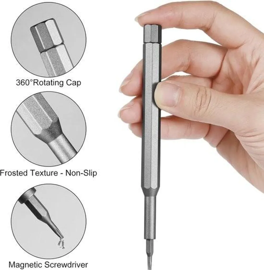 Jeu de tournevis de précision 9 embouts Torx T5 T6 T8 T9 T10 complet - 4