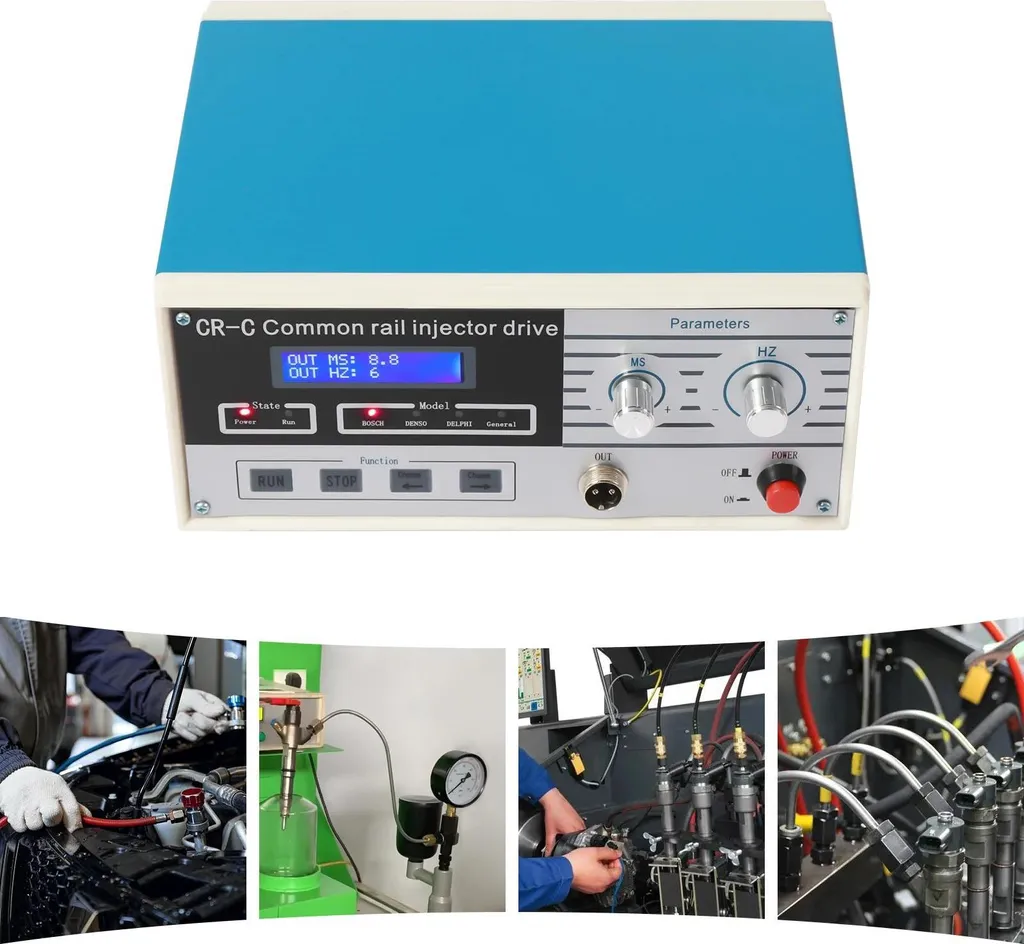 Testeur d'injecteurs diesel 0-10ms fréquence 0-30Hz alimentation secteur