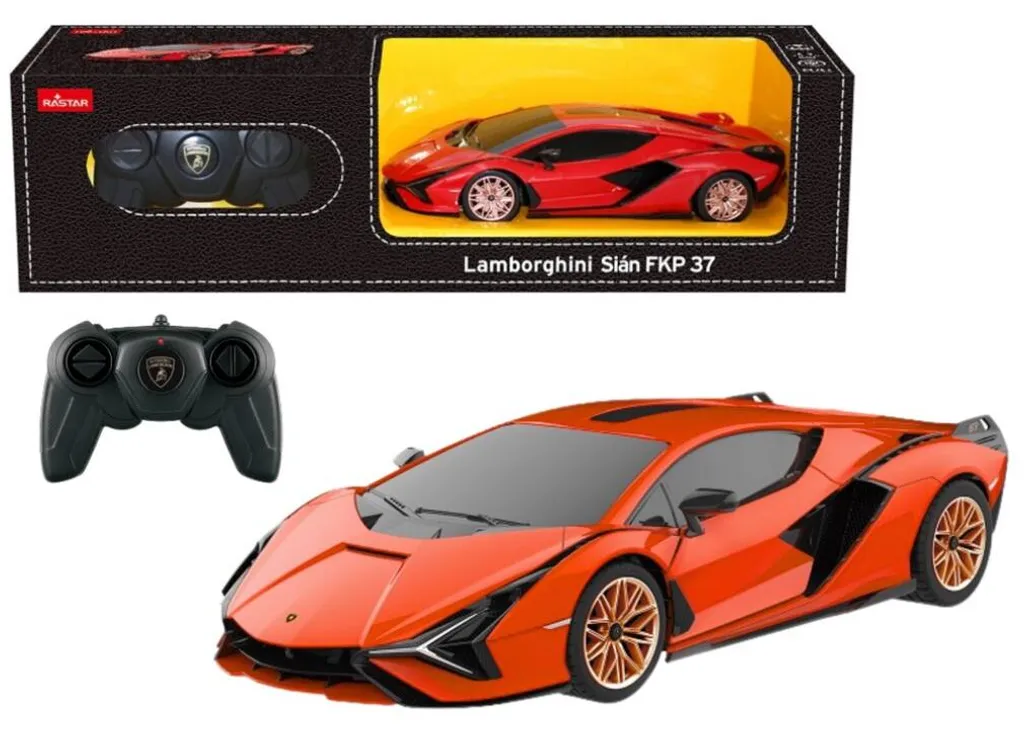 Voiture Télécommandée Lamborghini Sián Orange 1:24 - Jouet RC Haut de Gamme