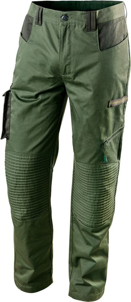 Sicherheitshose – Arbeitshose Mit Knieschutz Schutzhose Hose Schutzhose NEO TOOLS - Olive - Größe: M