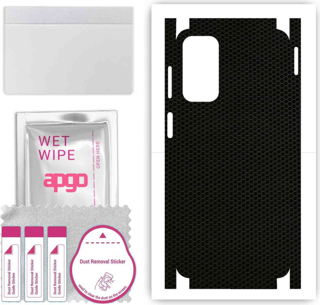 apgo Rückseite + Seiten Schutzfolie, Skin, kompatibel mit Samsung Galaxy F23, Hinten Displayschutzfolie aus Vinylfolie, kratzfest, einfache Montag...