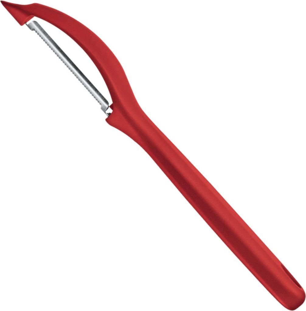 Victorinox 7.6075, Schwenkbarer Schäler, Edelstahl, Rot, Produktbild 