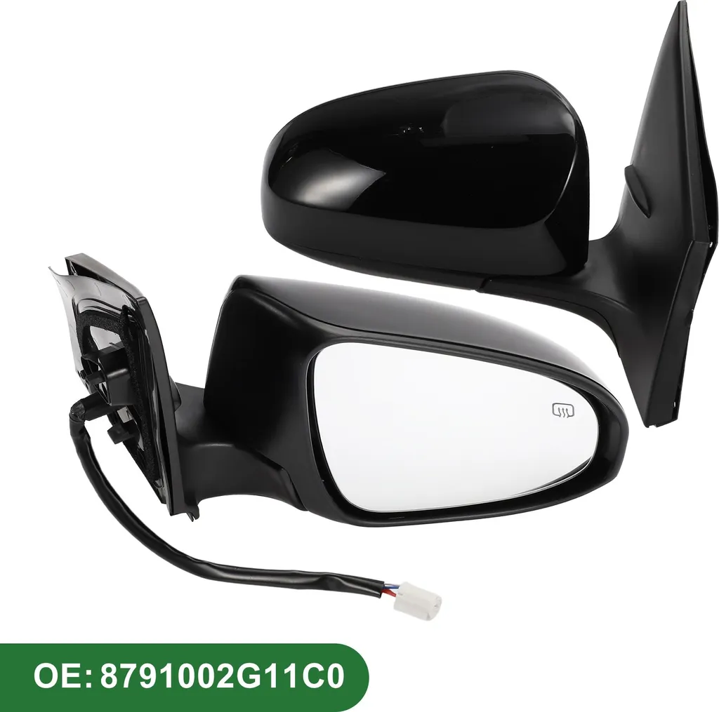 Rétroviseur Droit pour Toyota Corolla 2014-2019 - 8791002F91C0 Noir