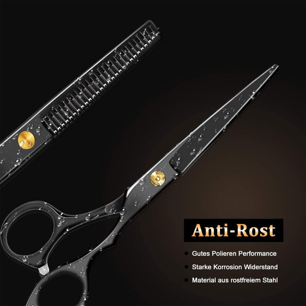 Professionelles Friseurscheren-Set 15,2 Cm – Aus 440C Edelstahl (62 HRC), Ergonomischer Griff, Für Salon & Privat