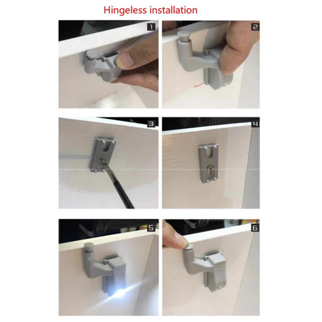 Luce Automatica per Armadi LED: 10 Pezzi Luce Calda per Mobili - 16