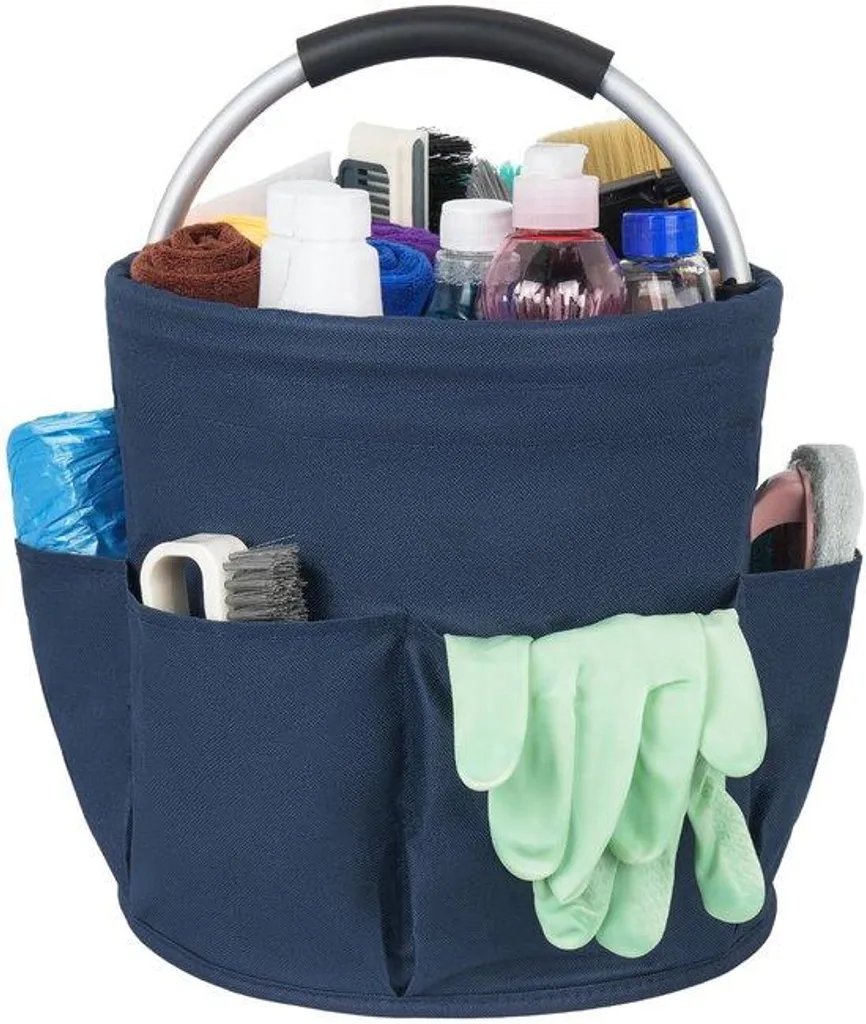 Gagnez de la place avec ce sac de voyage pliable bleu multi-poches 6