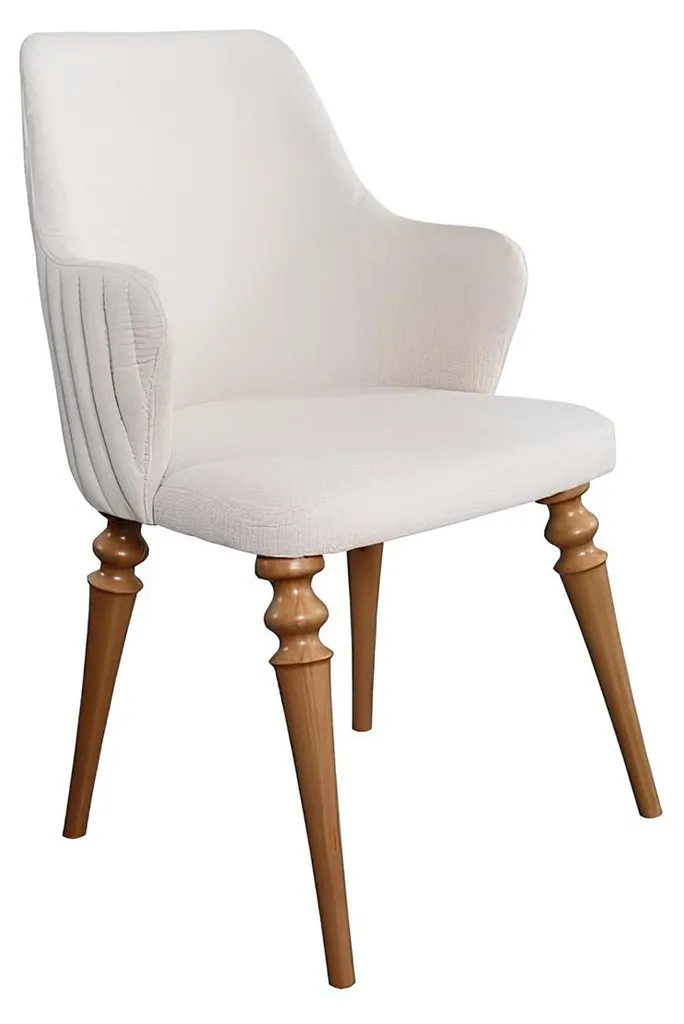 Chaise Bois Rembourrée Design Moderne Luxe - Confort Premium Salle Manger